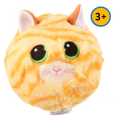 Ty Beanie Bouncers Purry Gato Amarillo r