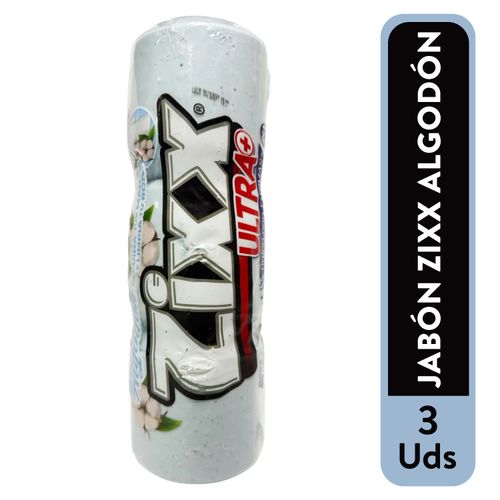 Jabón Zixx Algodón 3 pack -350 g