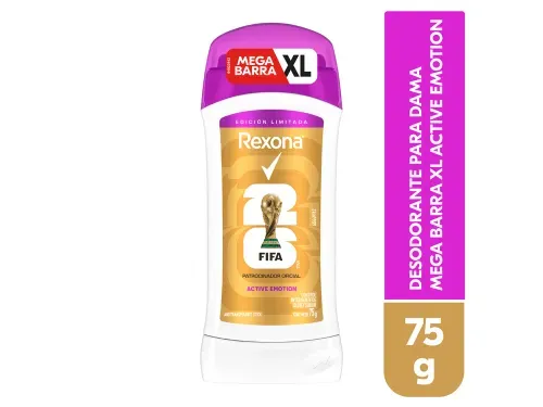 Desodorante Rexona en Barra Active Emotion- 75 g