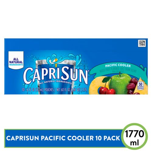 Bebida Caprisun pacific cooler frutas mixtas 10 pack - 1770 ml