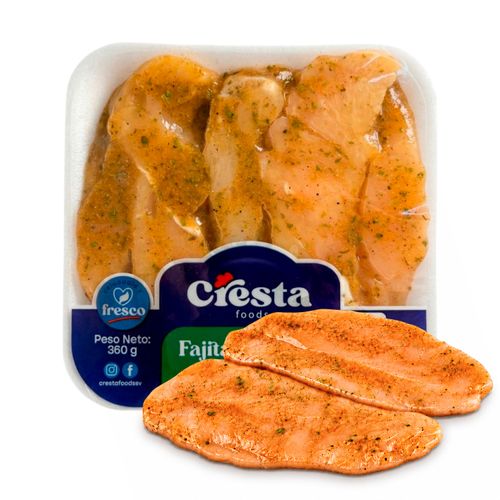 Fajitas Cresta Marinadas Al Ajo 360g