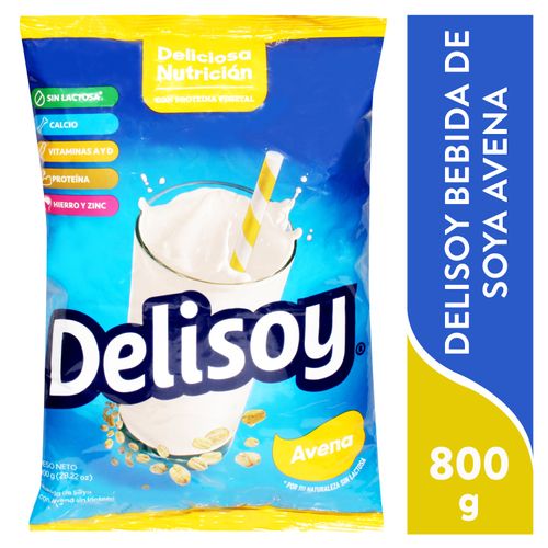 Bebida en polvo Delisoy sabor Avena - 800 g