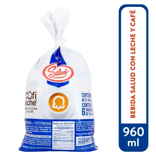 Salud Cofileche 6pk Bolsa 960ml