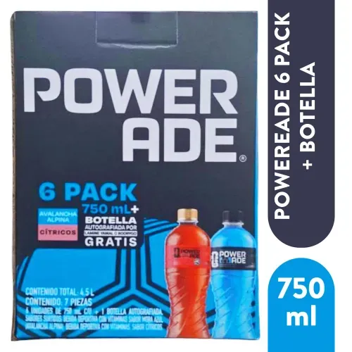 Packpromocionalpowerade 750ml6packpachon