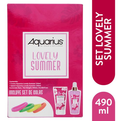 Estuche Aquarius Lovely Summer 490ml