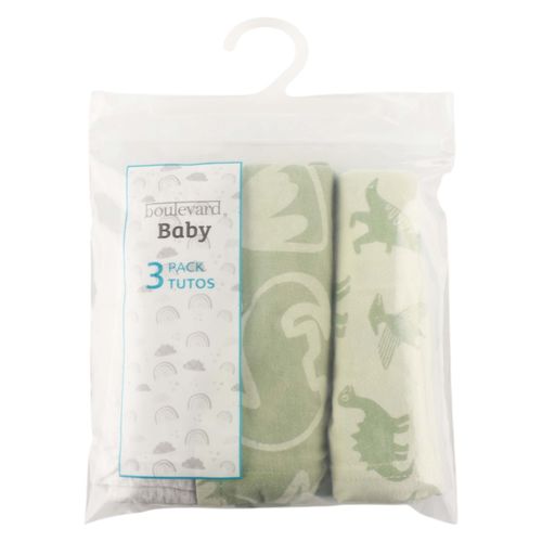 Frazadas Boulevard para bebé niño 3 pack