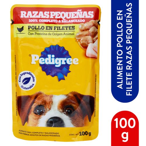 Alimento Húmedo Pedigree Para Perro De Raza Pequeña Sabor A Pollo - 100 g