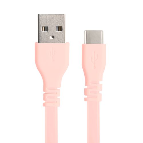 Cable Durabrand Tipo C 3 Pies Rosado