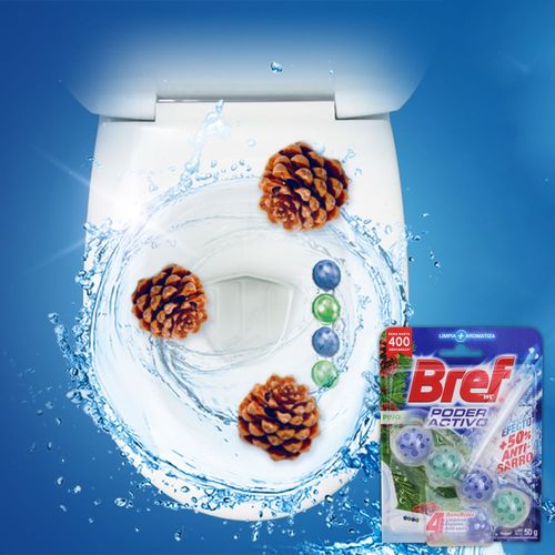 Bref Canastilla Limpiadora Pino 50g