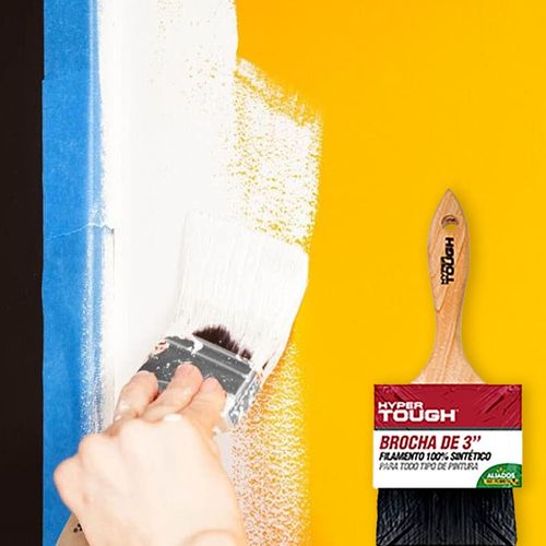 Brocha Hyper Tough mango de madera 3 pulgadas - 1 Ud