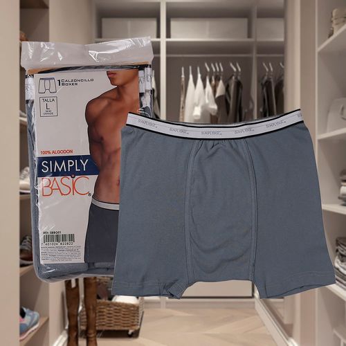 Boxer Simply Basic Caballero Gris T S