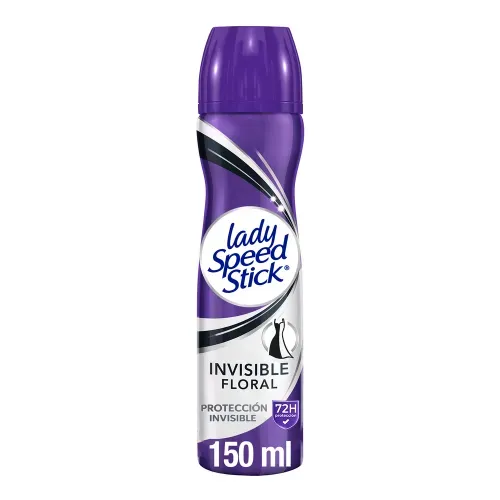 Desodorante Antitranspirante Lady Speed Stick Invisible Floral Aerosol - 150 ml