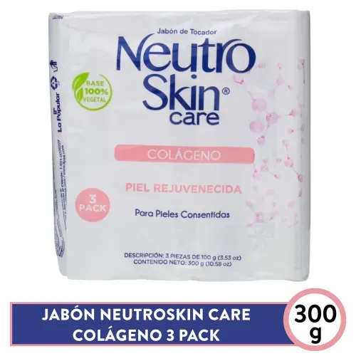 Jabon Barra Regular Tocador Neutroskin 330g 330g