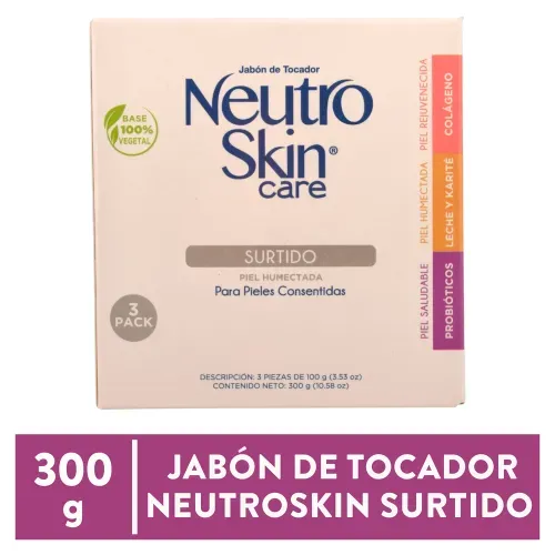 Jab De Tocador Neutroskin Surtido 330g