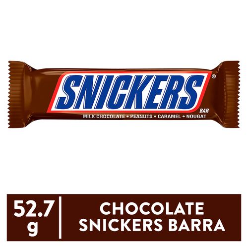 Chocolate Con Maní Snickers, Barra - 52.7 g