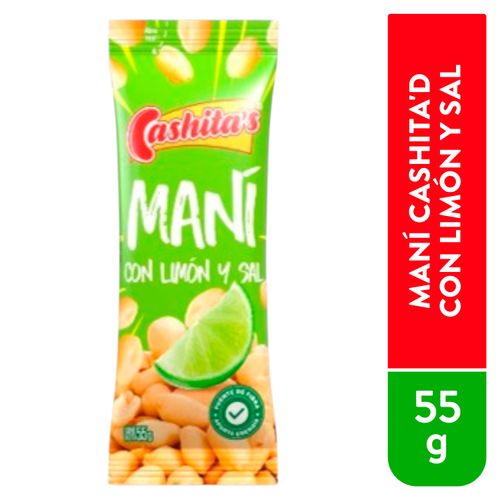 Mani Cashitas Con Limón Y Sal - 55 g