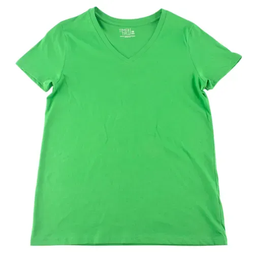 T-shirt Time & Tru básica cuello V