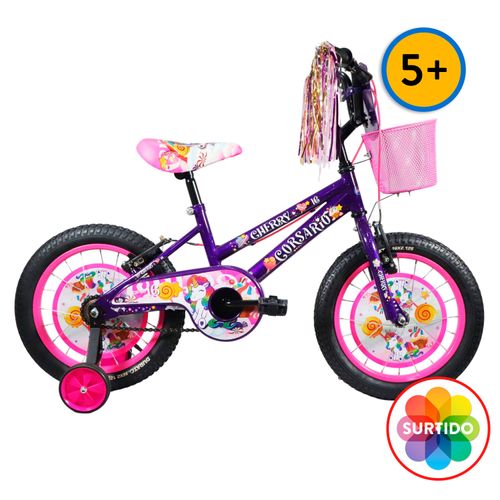 Bicicleta Corsario BMX 16 Cherry para niña de 5 a 8 años