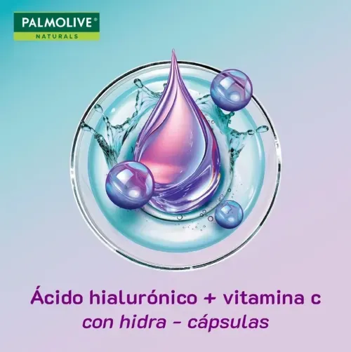 Shampoo Palmolive Naturals con Ácido Hialurónico + Vitamina C - 750ml