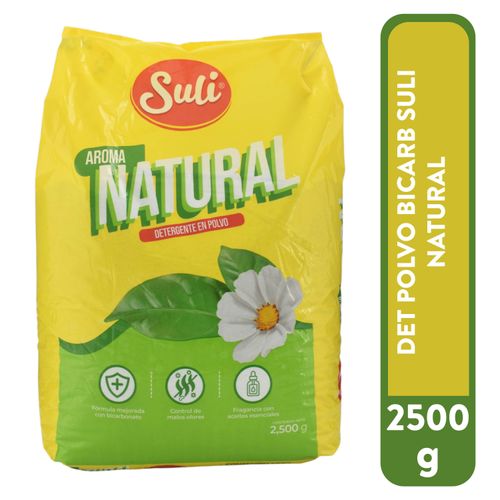 Detergente En Polvo Suli Natural 2500gr