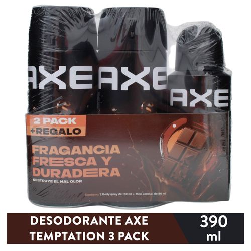 3pack Axe Aer Dark Temp y Mini 358ml
