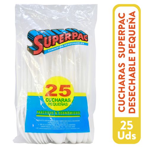 Cuchara Robertoni  Superpac Desechle Pequeña - 25 Unidades