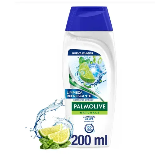Shampoo Palmolive Naturals Control Caspa Extractos Citricos - 200 ml