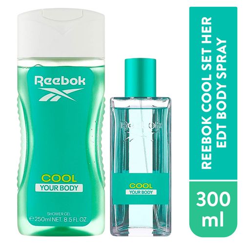 Reebok Cool Set Her Edt Body Spray 250 ml