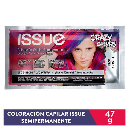 Issue Tint Crazy Colors Sach Azul 47 g