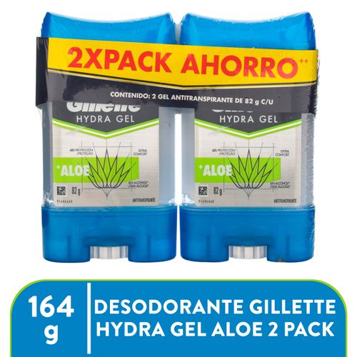 Gillette 2 Pack Hydra Gel Aloe 82 g