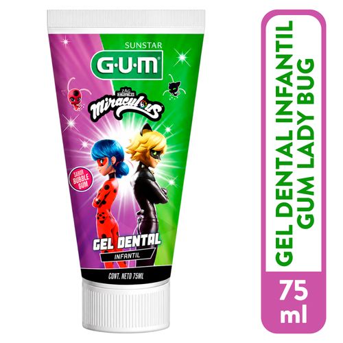Pasta Dental Marca Gum Ladybug - 75 g