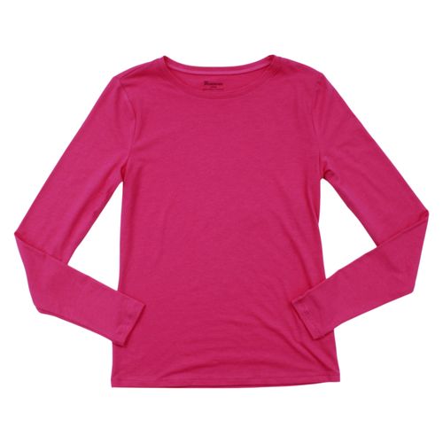 Blusa para dama No Boundaries de manga larga y cuello redondo