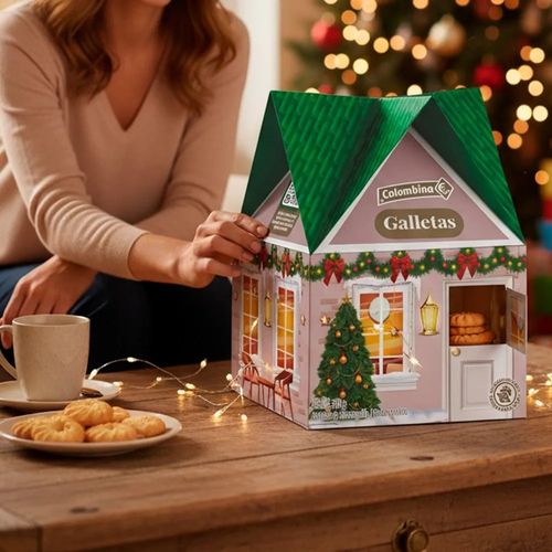 Galleta Casita Navide Cam Colombina 200g