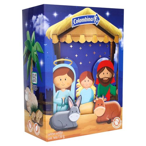 Galleta Pesebre Navideno Colombina 150g