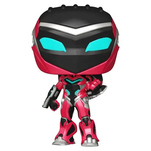 Figura Pop Marvel Black Panther Wf S2  Ironheart Mk2 Cabeza Oscilante