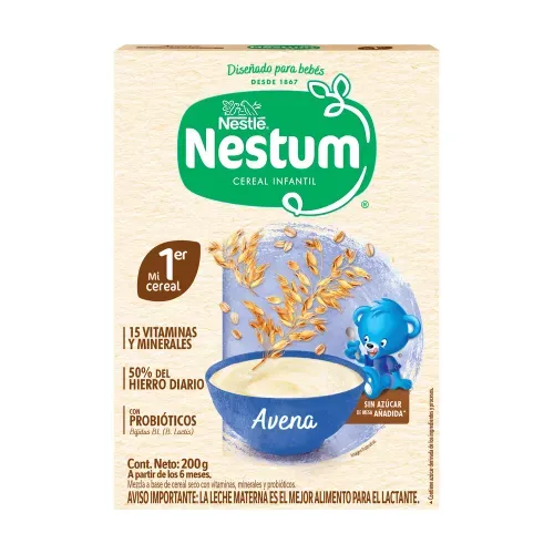 Cereal Infantil NESTUM® Avena Caja - 200 g