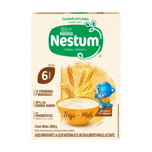 Cereal Infantil NESTUM® Trigo Miel Caja - 200 g