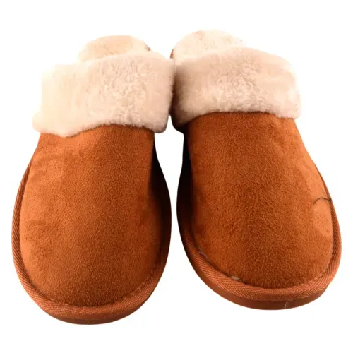 Pantufla plataforma café - Talla S