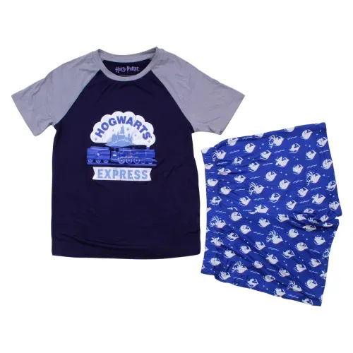 Set de pijama para niño Harry Potter con short y camisa manga corta