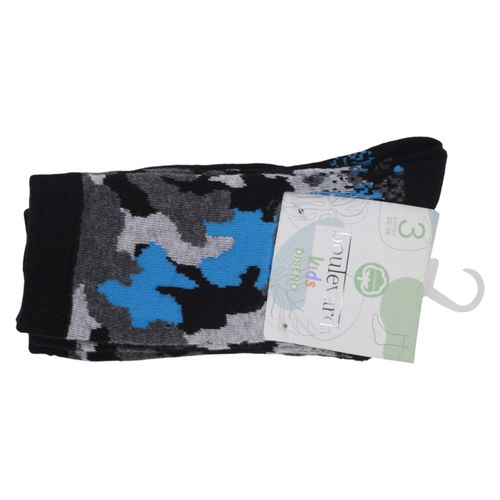 Calcetas para niño Boulevard casuales tipo ankle - 3 Pack