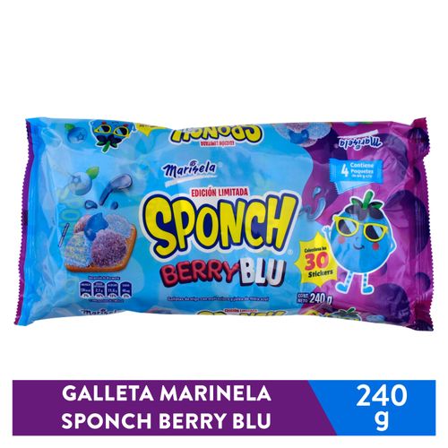 Galleta Marisela Sponch Berry Blu 240g