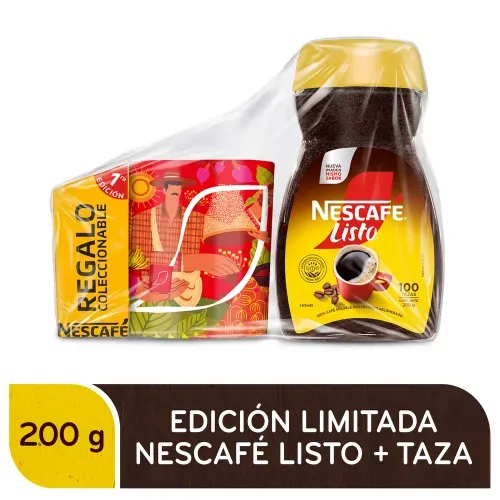 Café Nescafé Listo + Taza Edición Limitada - 200 g