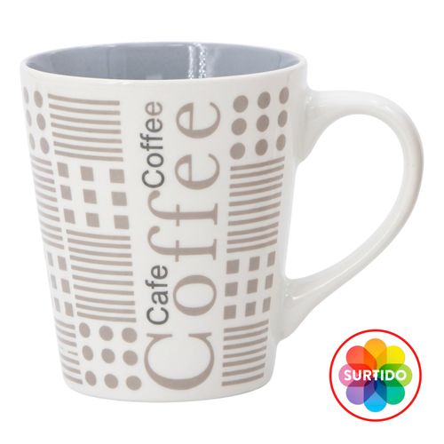 Taza Haus De Tonos Con Leyenda 406 ml