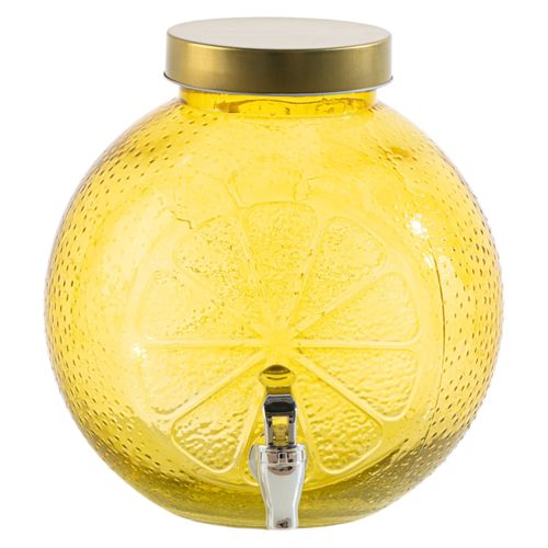 Dispensador de vidrio Mainstays forma limón - 5 L