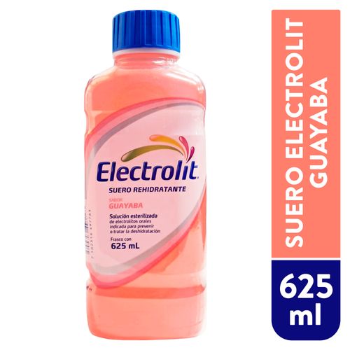 Suero rehidratante Electrolit sabor guayaba - 625 ml