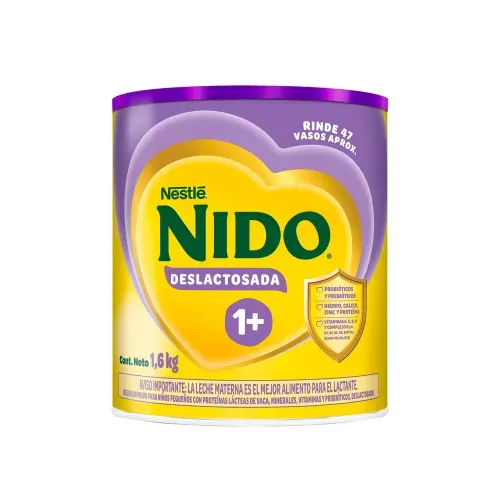 NIDO® 1+ Deslactosada Lata - 1.6 kg