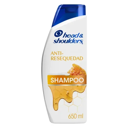 Shampoo Head & Shoulders Anti-resequedad Nutrición Diaria Miel Aceites Esenciales - 650 ml