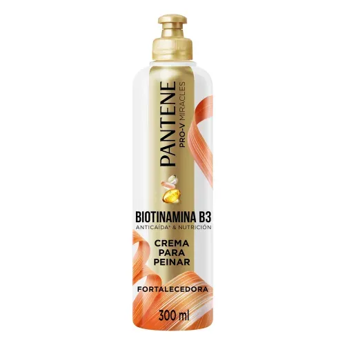 Crema Peinar Pantene Biotinamina B3 Fortalecedora Cabello Quebradizo - 300 ml