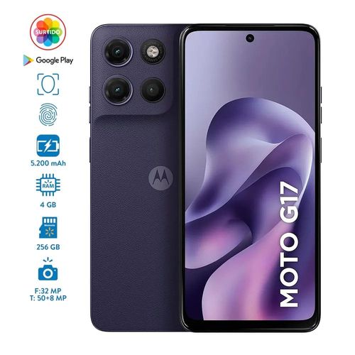 Celular Motorola G17 4 GB 256 GB Almacenamiento