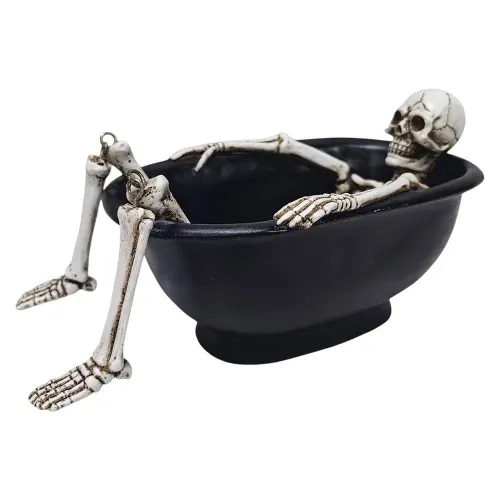Esqueleto Way To Celebrate en tina decorativo Halloween - 14 cm